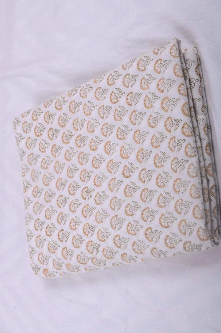 Block Print Cotton Dug Fabric Heavy Cotton Fabric - Maple Village Lane