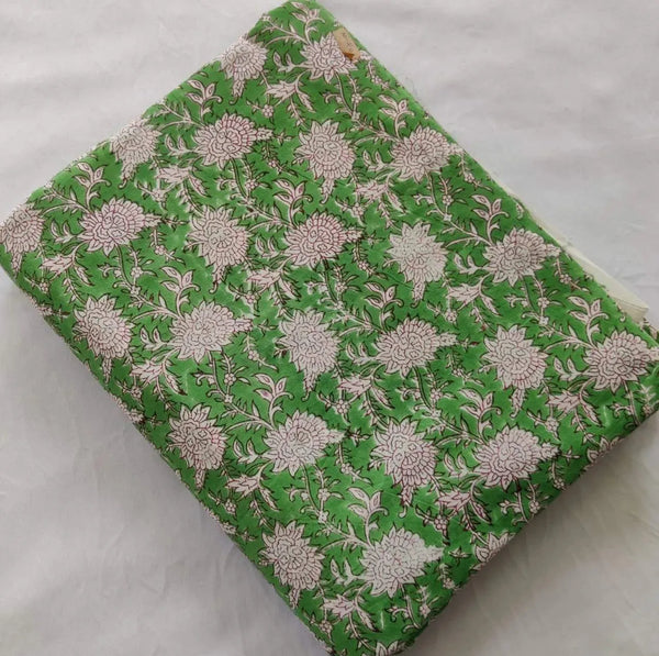 Nicki Hand Block Print Fabric by the Yard