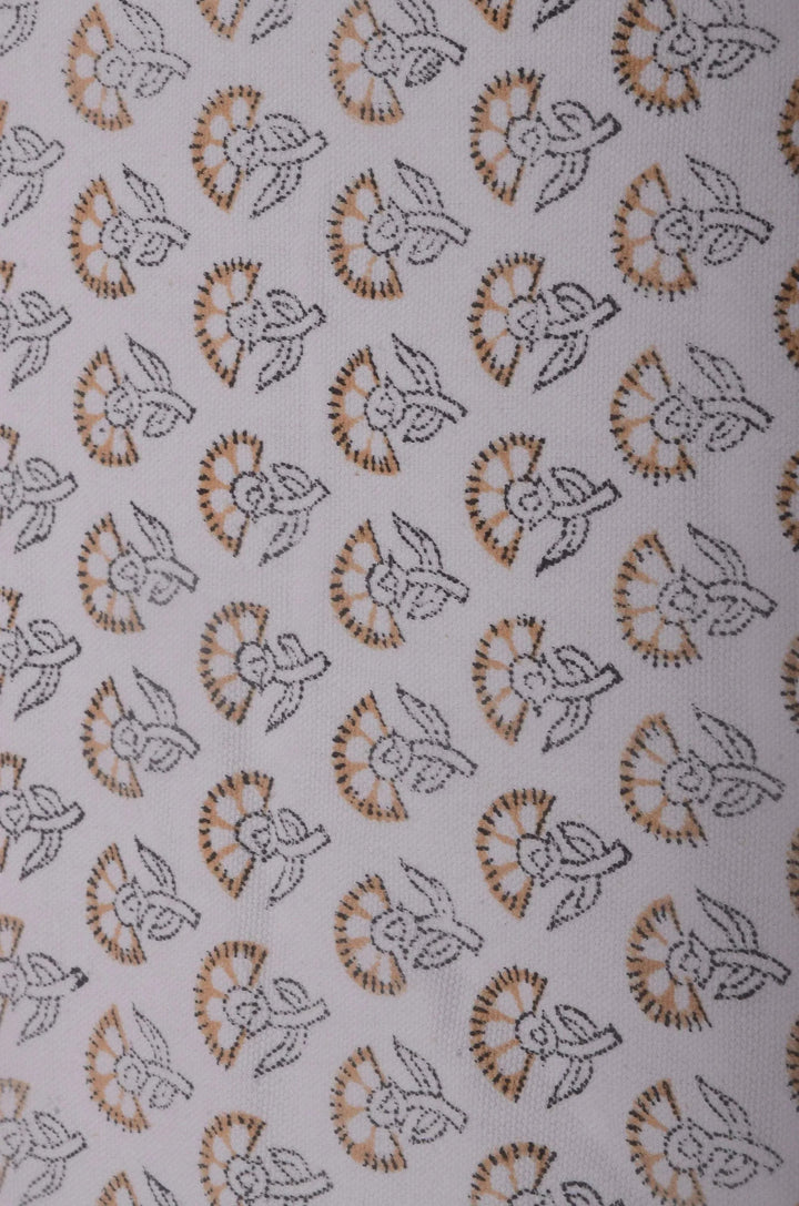 Block Print Cotton Dug Fabric Heavy Cotton Fabric - Maple Village Lane