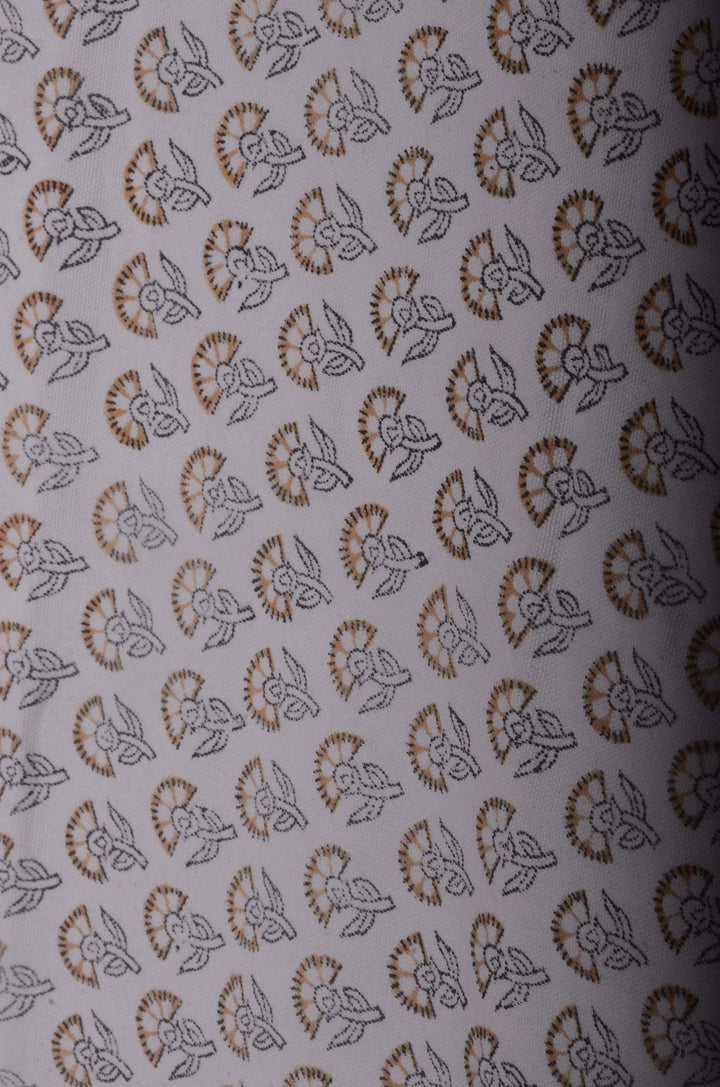 Block Print Cotton Dug Fabric Heavy Cotton Fabric - Maple Village Lane