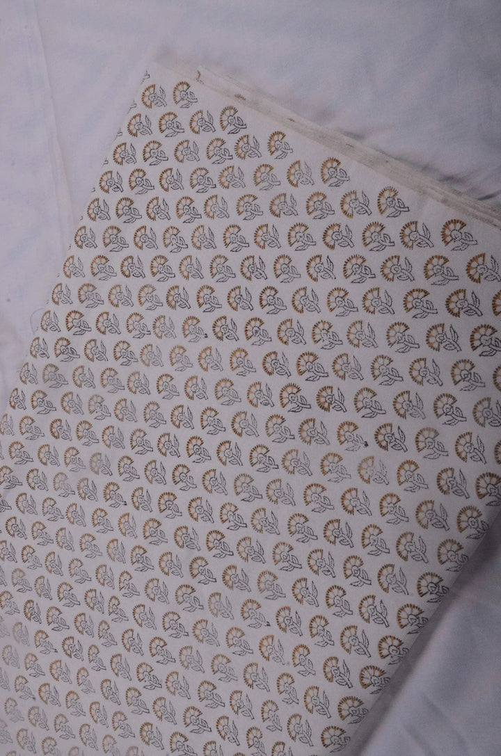 Block Print Cotton Dug Fabric Heavy Cotton Fabric - Maple Village Lane