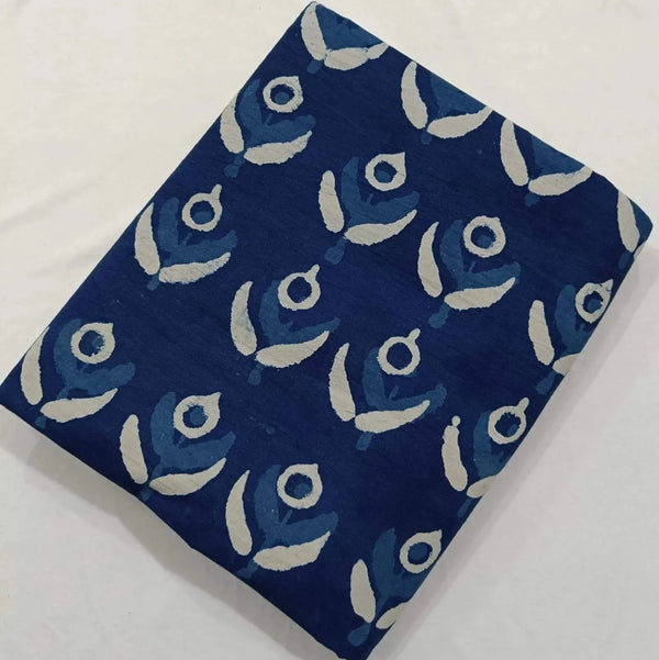 Indigo Block Print Fabric