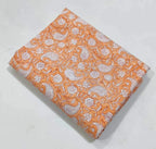 Jenny Hand Block Printed Cotton Fabric By Yard Cotton Fabric