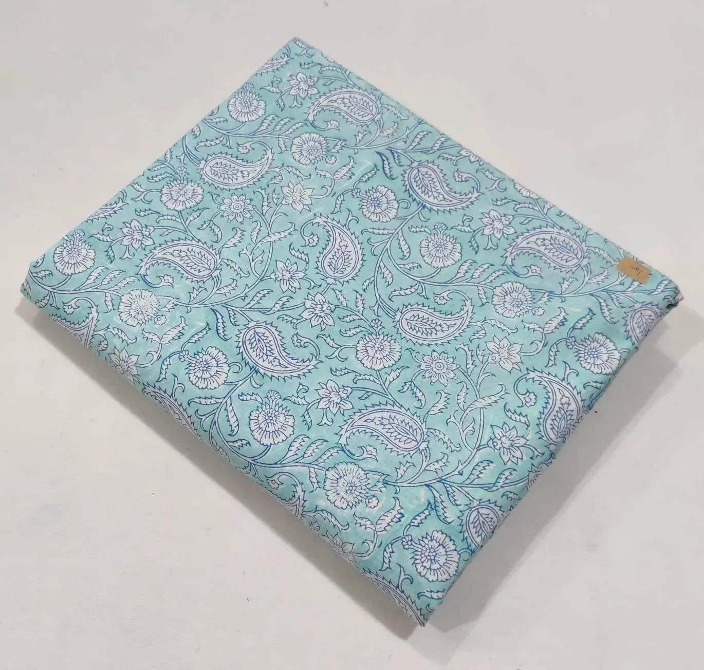 Jenny Hand Block Printed Cotton Fabric By Yard Cotton Fabric