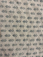 Sophia Block Print Linen Fabric Linen Fabric