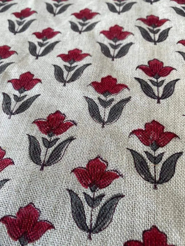 Monroe Handcrafted Linen Fabric
