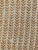 Bree Block Print Linen Linen Fabric