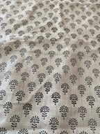Siena Hand Block Printed Linen Linen Fabric