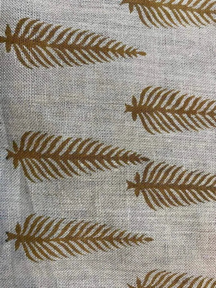 Conner Upholstery Handloom Linen Fabric - Maple Village Lane