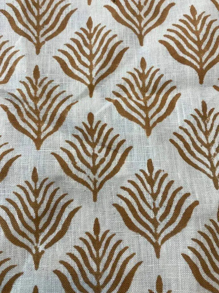 Rebecca Heavy Linen Fabric Brown Linen Fabric
