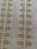 James Block Printed Upholstery Linen Fabric Swatch fabric swatch