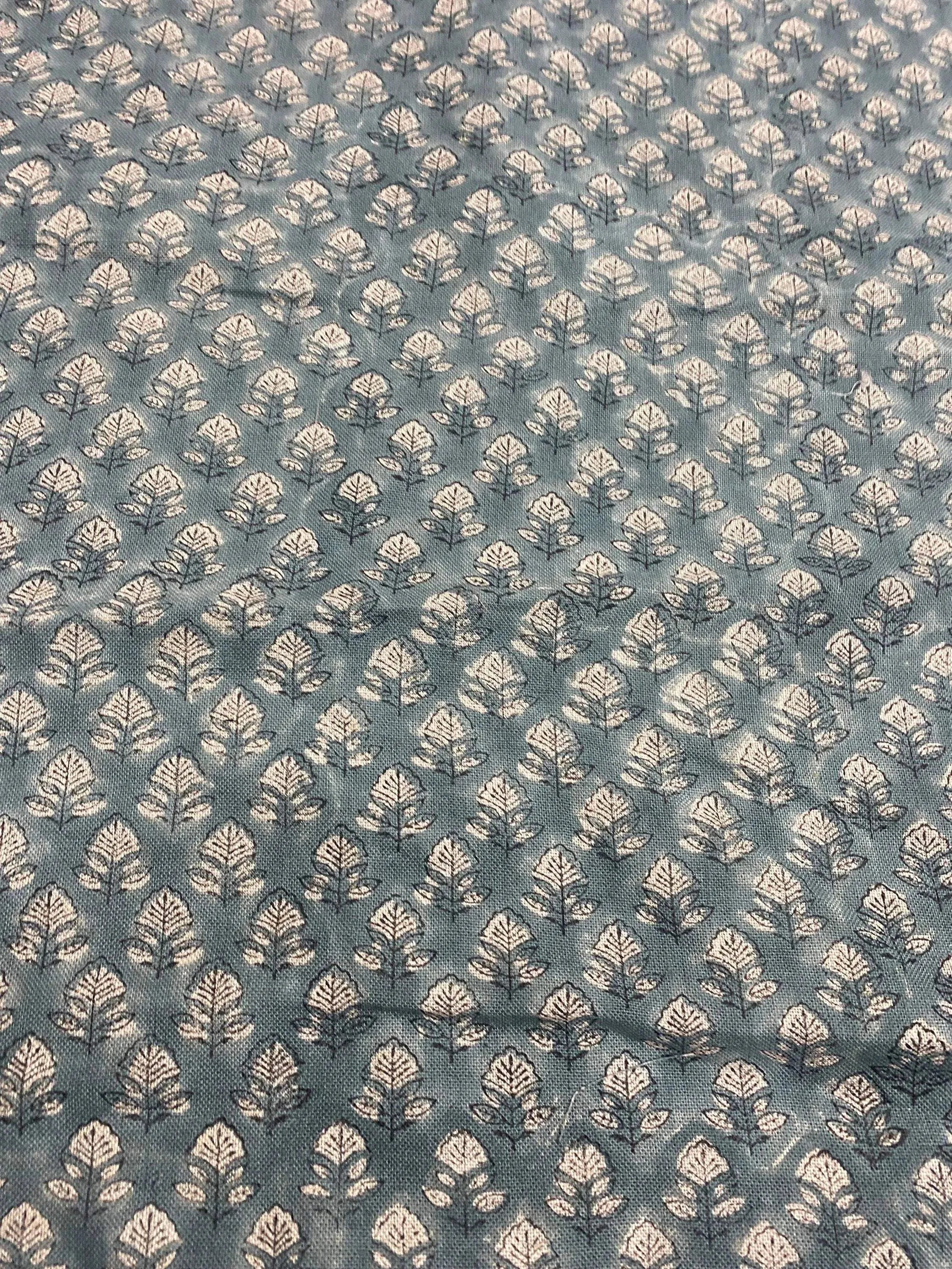 Zay Hand Block Printed Linen Upholstery Fabric Linen Fabric