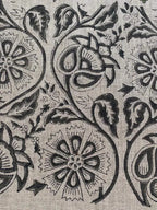 Agnes Hand Block Printed Lenin Upholstery Fabric Linen Fabric