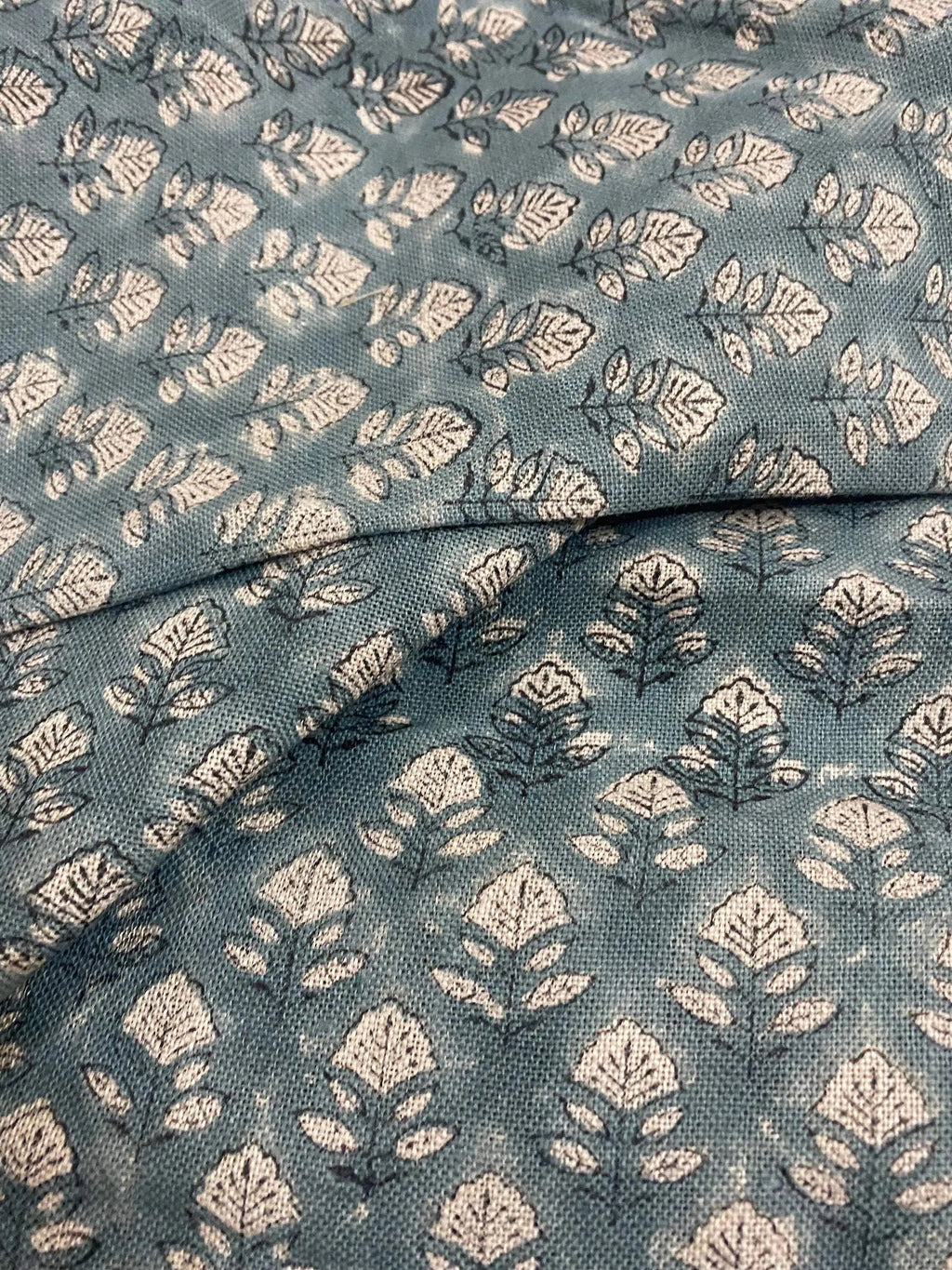Zay Hand Block Printed Linen Upholstery Fabric Linen Fabric