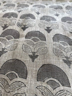 Hepburn Block Print Linen Fabric Linen Fabric