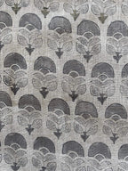 Hepburn Block Print Linen Fabric Linen Fabric