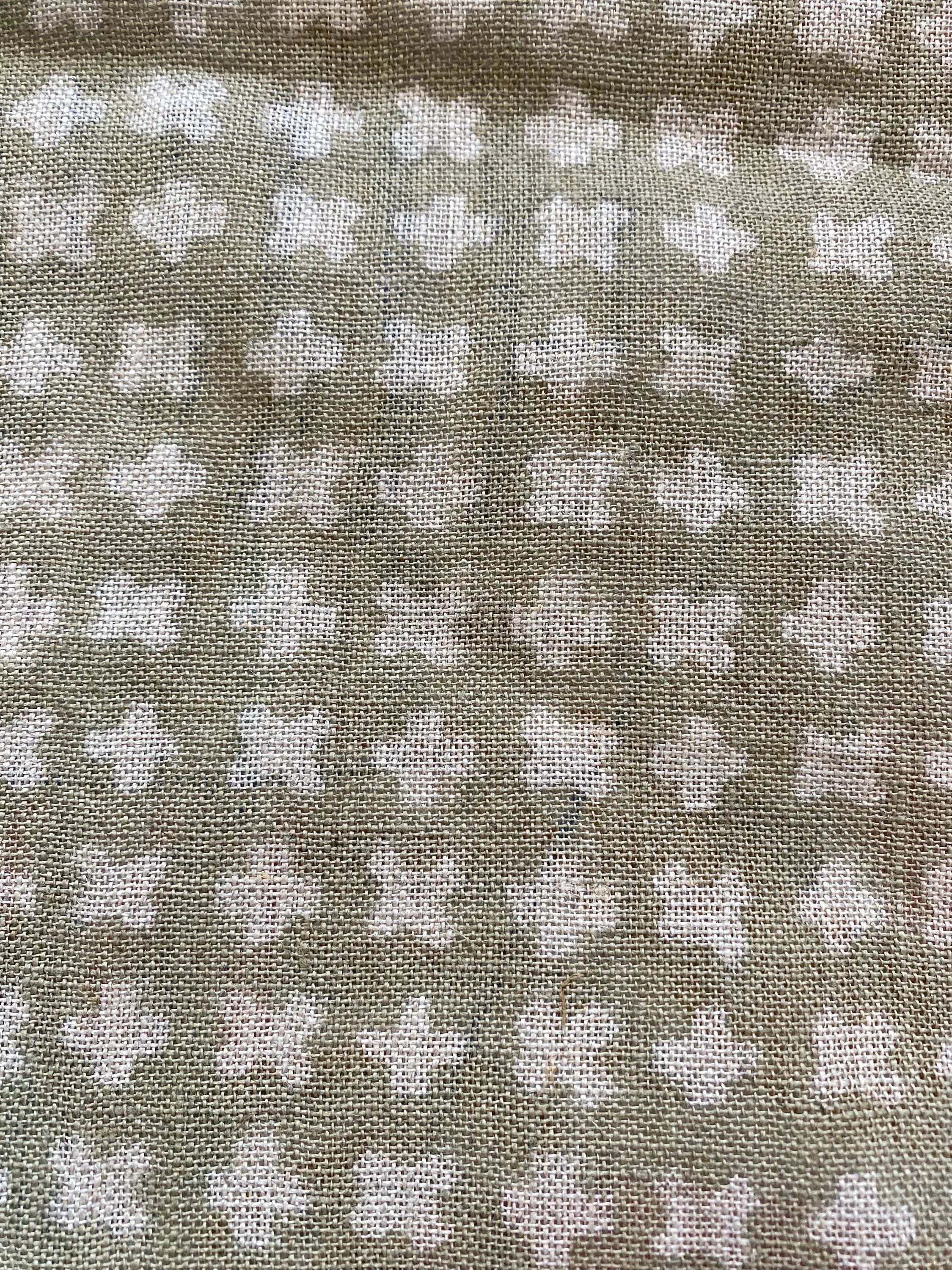 Enoki Designer Linen Fabric Light Green Linen Fabric