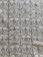 Henderson Floral Block Printed Linen Fabric Linen Fabric