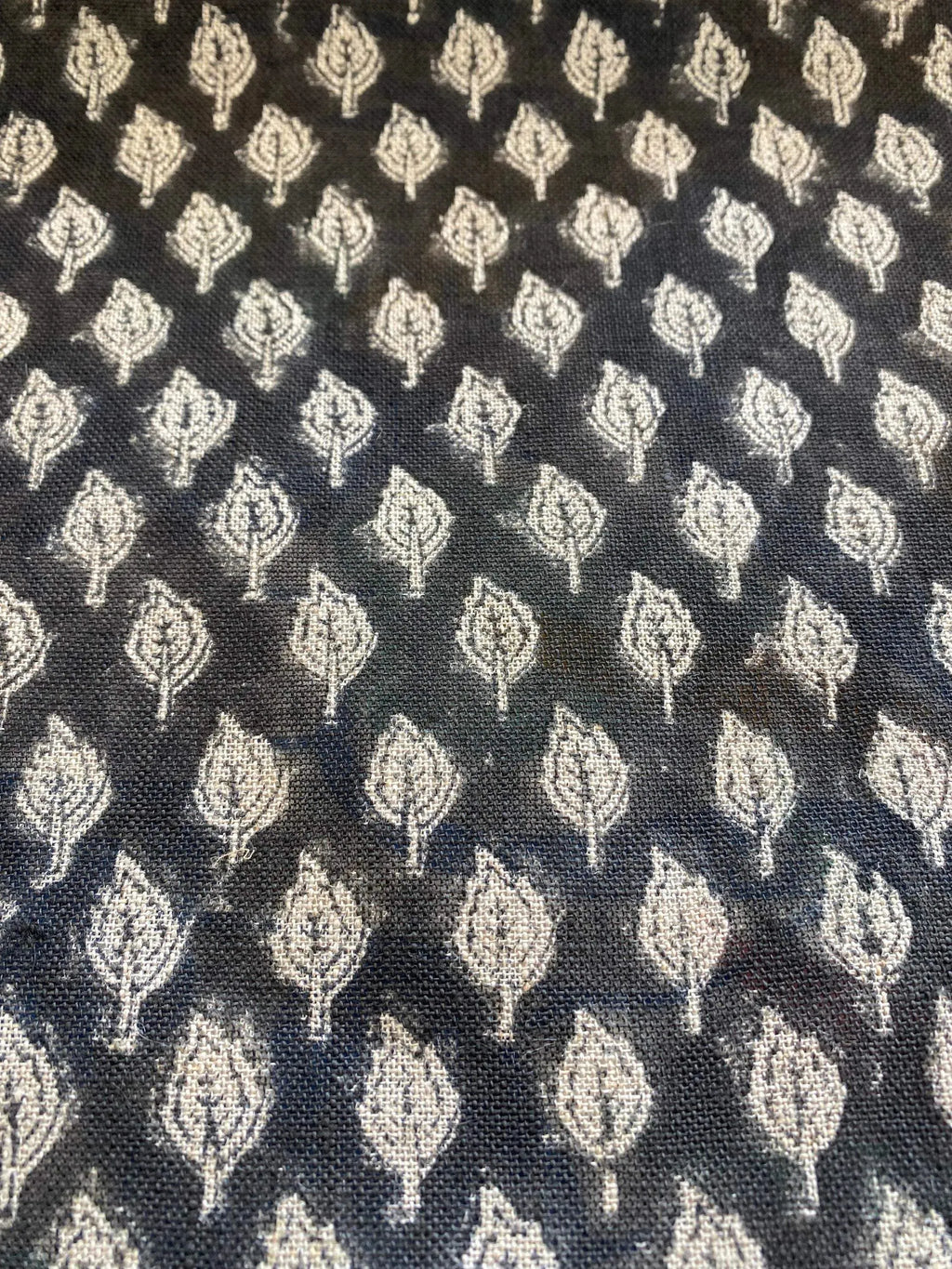 Rolly Block Printed Linen Fabric Linen Fabric