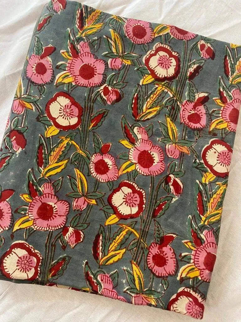 Asha Printed Cotton Fabric Cotton Fabric