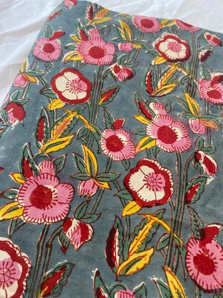 Asha Printed Cotton Fabric Cotton Fabric