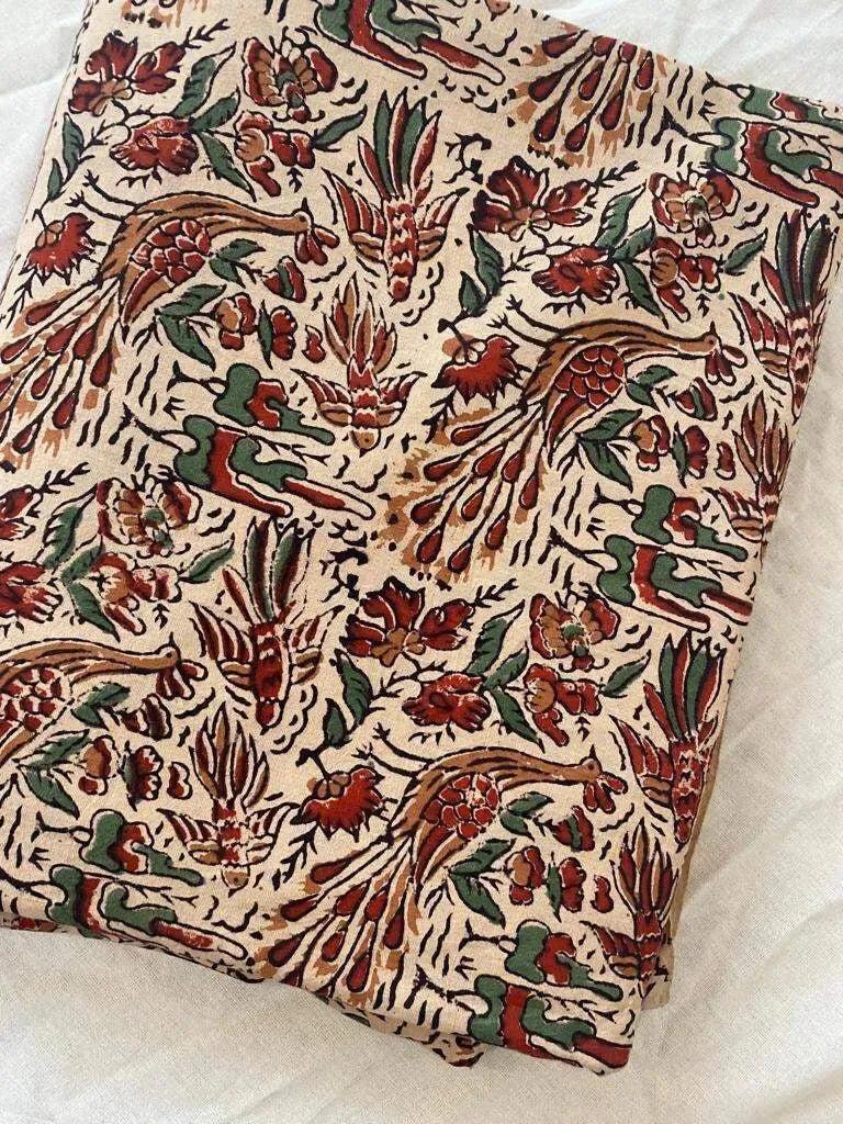 Solene Block Printed Cotton Fabric Cotton Fabric