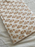 Jones Cotton Block Print Fabric by the Yard Cotton Fabric