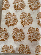 Delphi Block Print Cotton Fabric Cotton Fabric