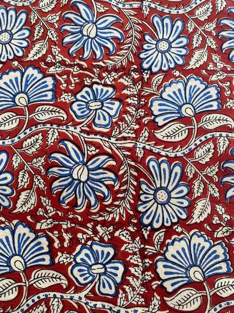 Nahla Cotton Block Print Fabric Cotton Fabric