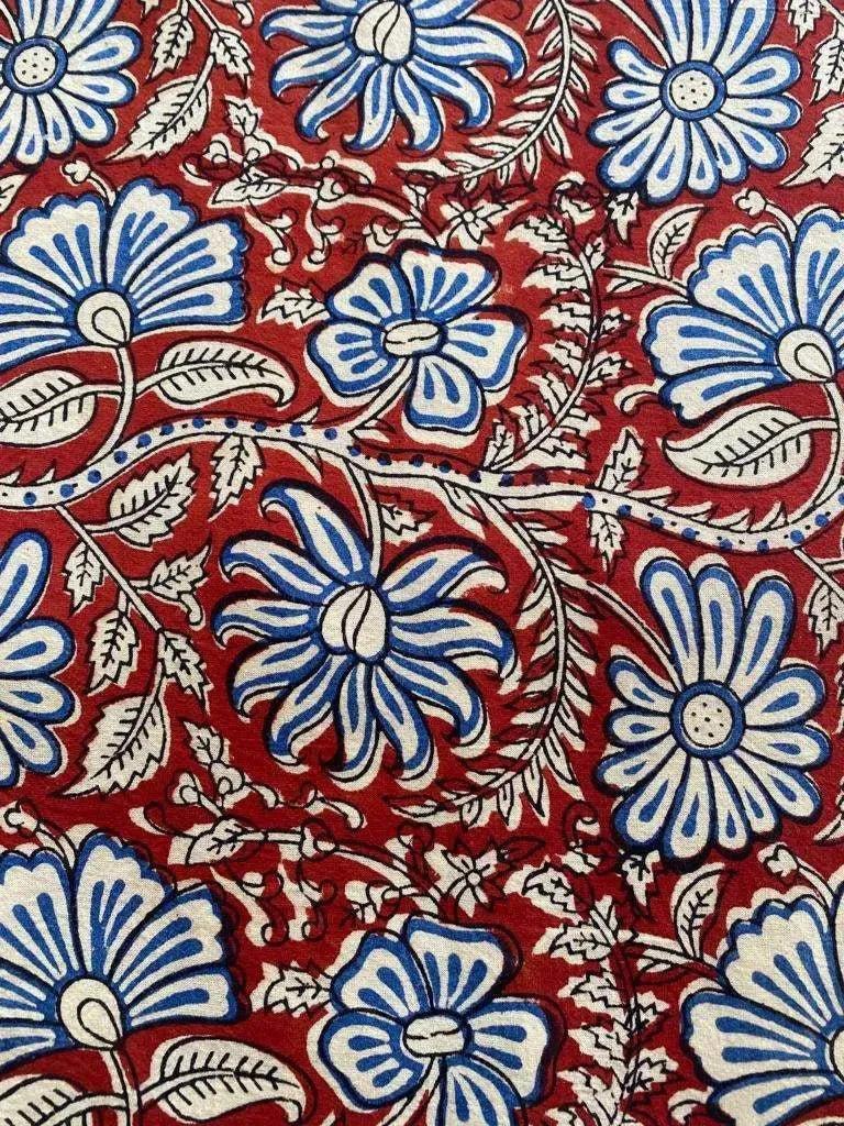 Nahla Cotton Block Print Fabric Cotton Fabric