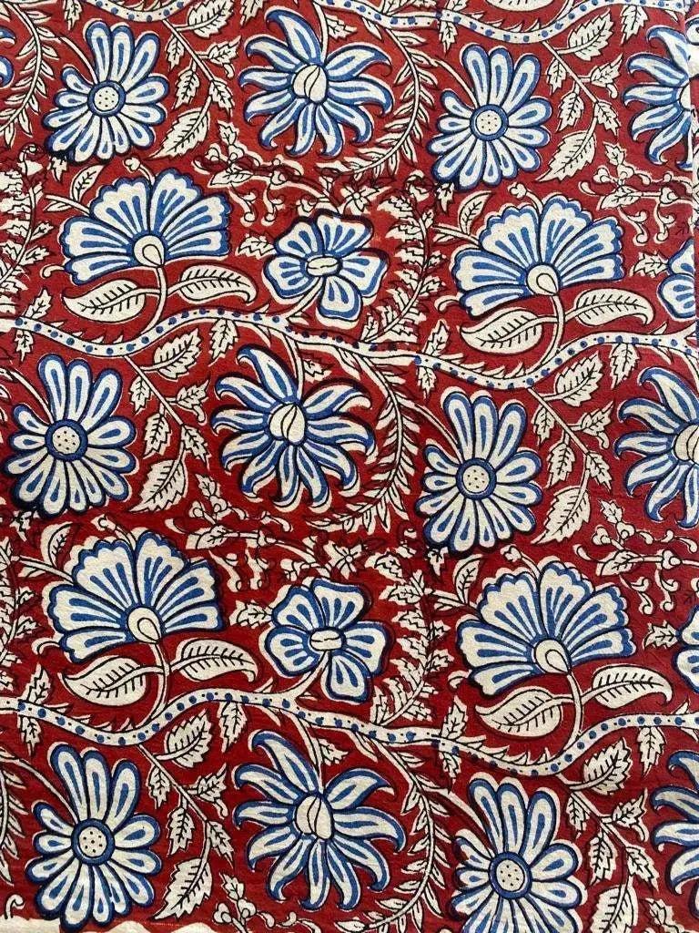 Nahla Cotton Block Print Fabric Cotton Fabric