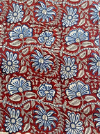 Nahla Cotton Block Print Fabric Cotton Fabric
