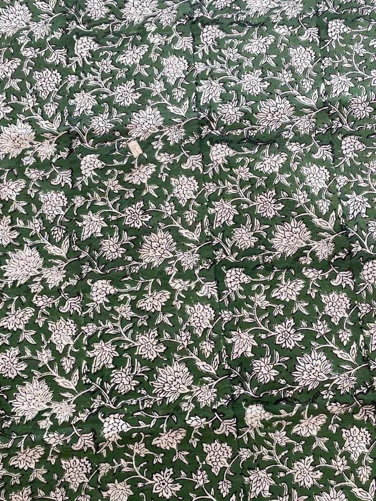 Abbey Block Print Indian Cotton Fabric Cotton Fabric