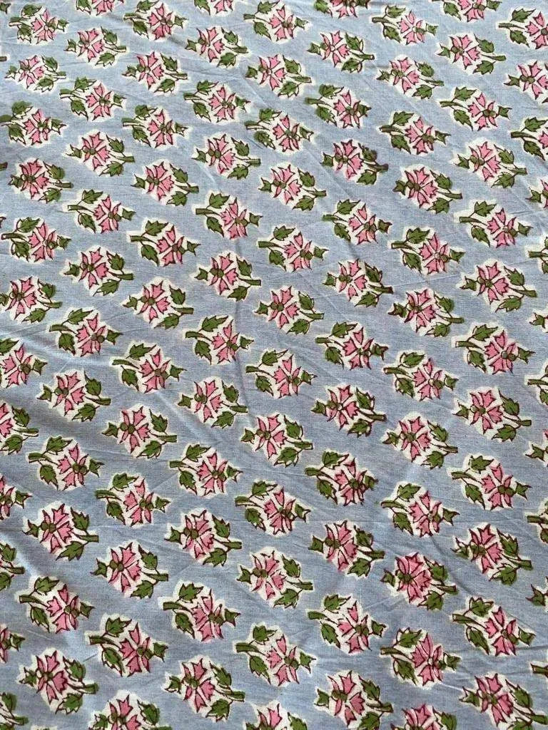 Ila Indian Cotton Block Print Fabric Cotton Fabric