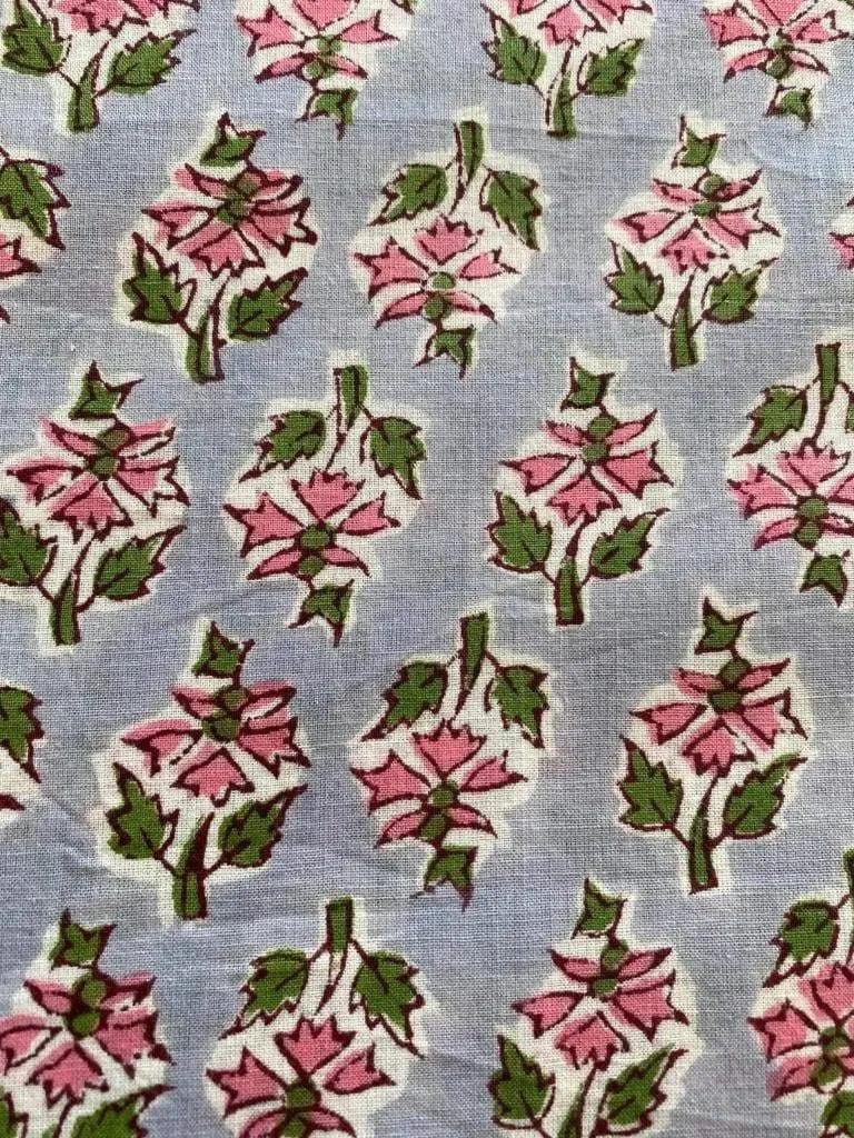 Ila Indian Cotton Block Print Fabric Cotton Fabric