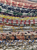 Gwen Hand Block Printed Upholstery Cotton Fabric Cotton Fabric