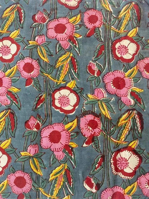 Asha Printed Cotton Fabric Cotton Fabric