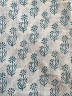 Jones Cotton Block Print Fabric by the Yard Cotton Fabric