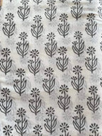 Jones Cotton Block Print Fabric by the Yard Cotton Fabric