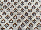 Lenny Red Floral Cotton Fabric by the Yard Cotton Fabric