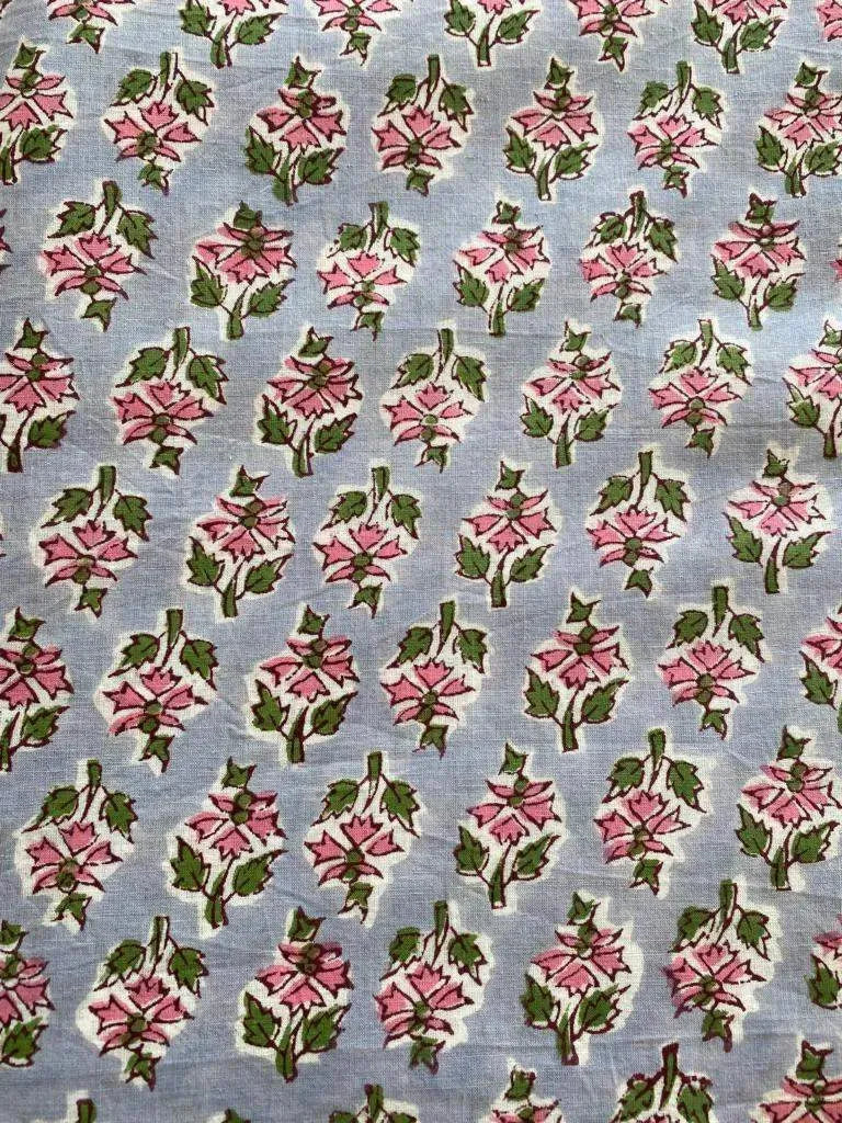 Ila Indian Cotton Block Print Fabric Cotton Fabric
