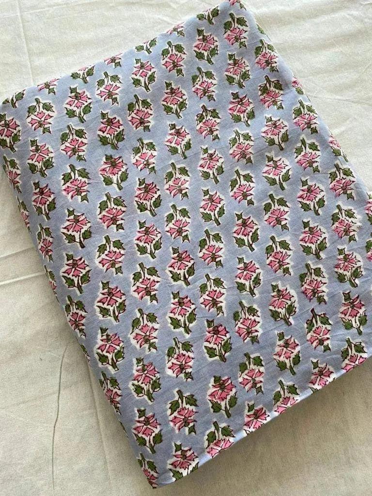 Ila Indian Cotton Block Print Fabric Cotton Fabric