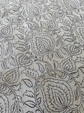 Nora Indian Hand Block Print Upholstery Fabric Swatch fabric swatch