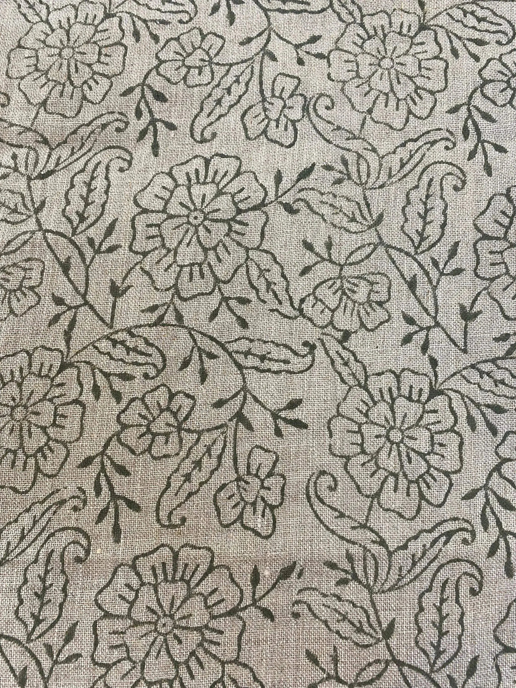 AGIRR Indian Hand Block Print Fabric Linen Fabric