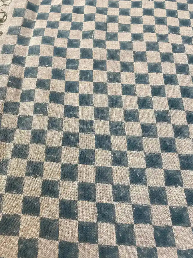 THASSA Indian Hand Block Print Fabric Linen Fabric