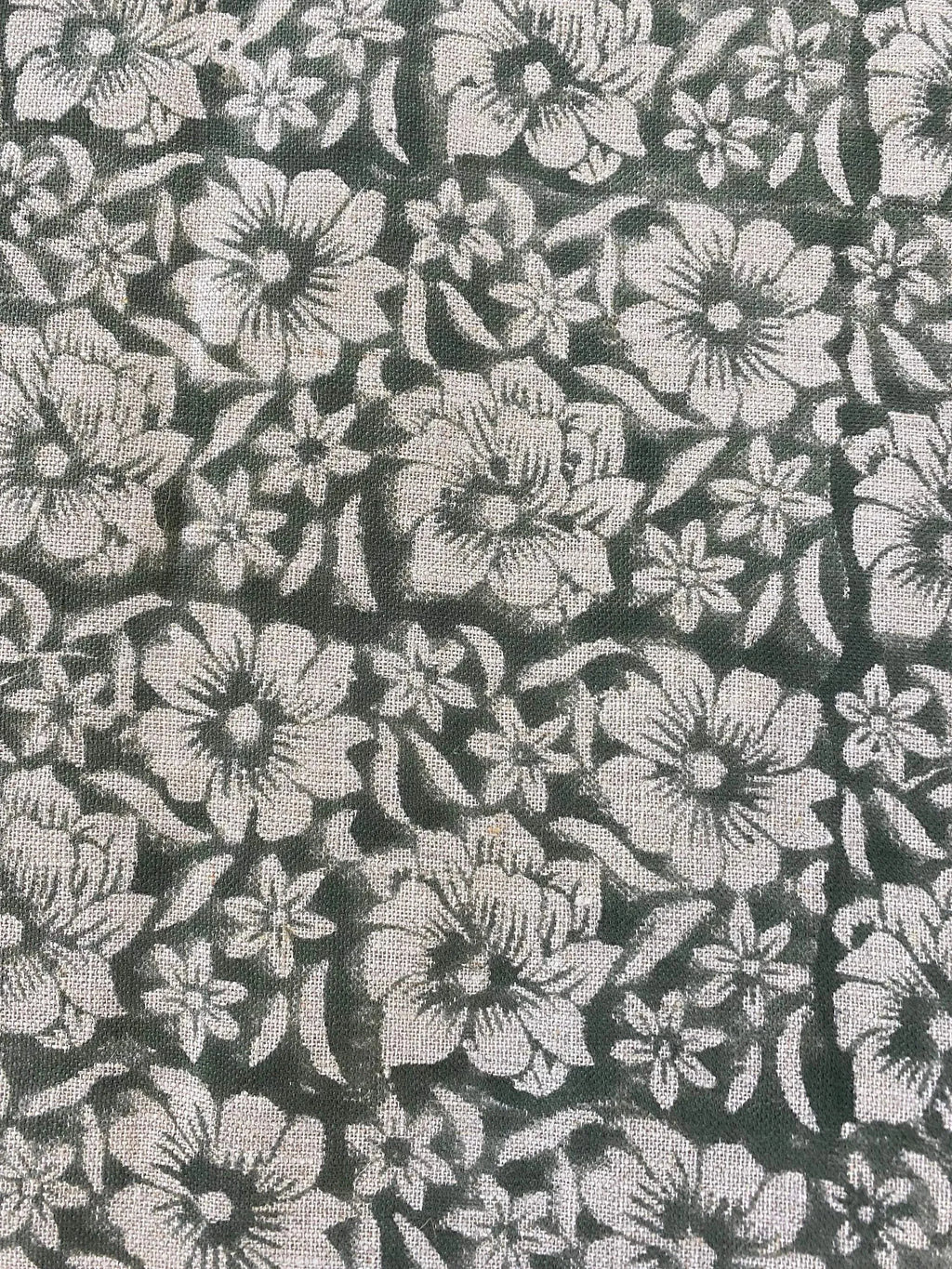 ZAFFRA Hand Block Print Designer Linen Fabric For Upholstery, Curtains Linen Fabric