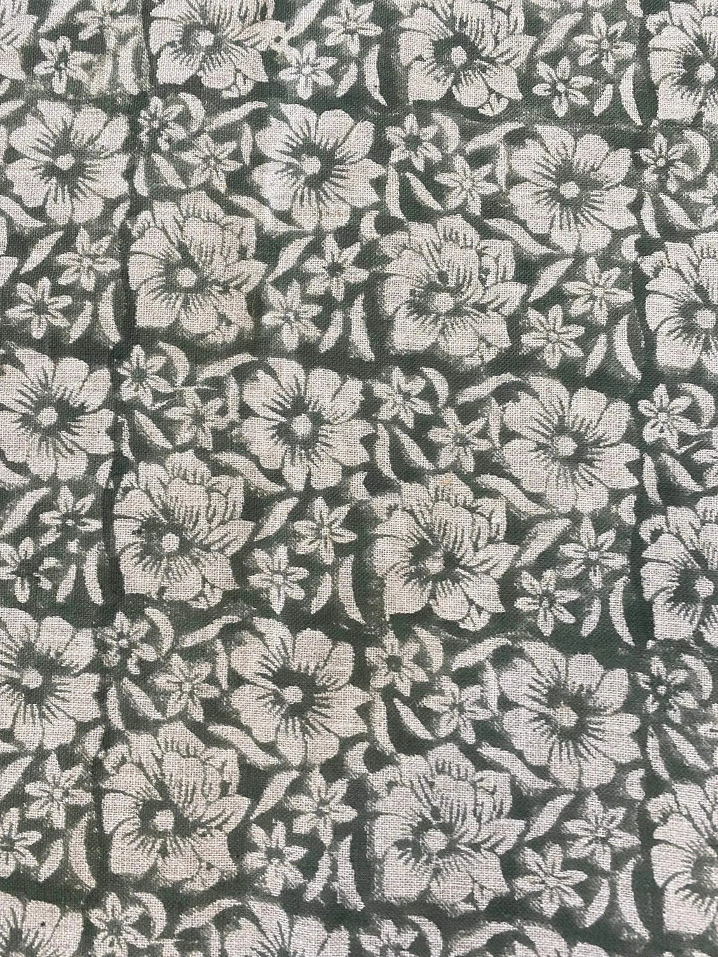 ZAFFRA Hand Block Print Designer Linen Fabric For Upholstery, Curtains Linen Fabric