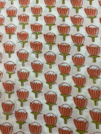 Eleni Hand Block Cotton Fabric Cotton Fabric
