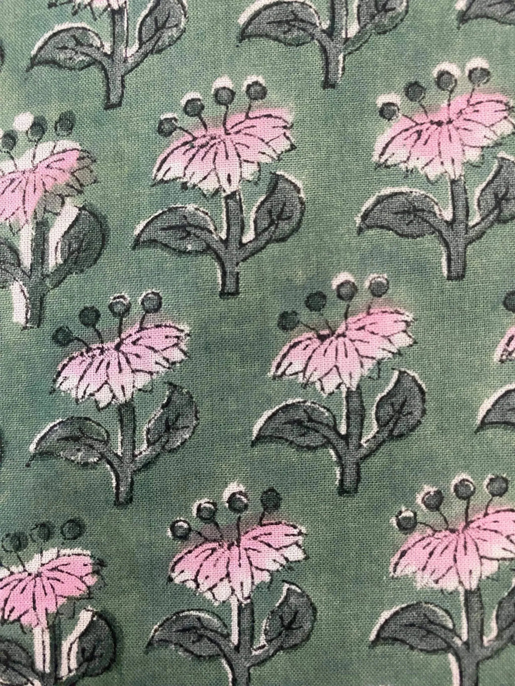 Delina Hand Block Cotton Fabric Cotton Fabric
