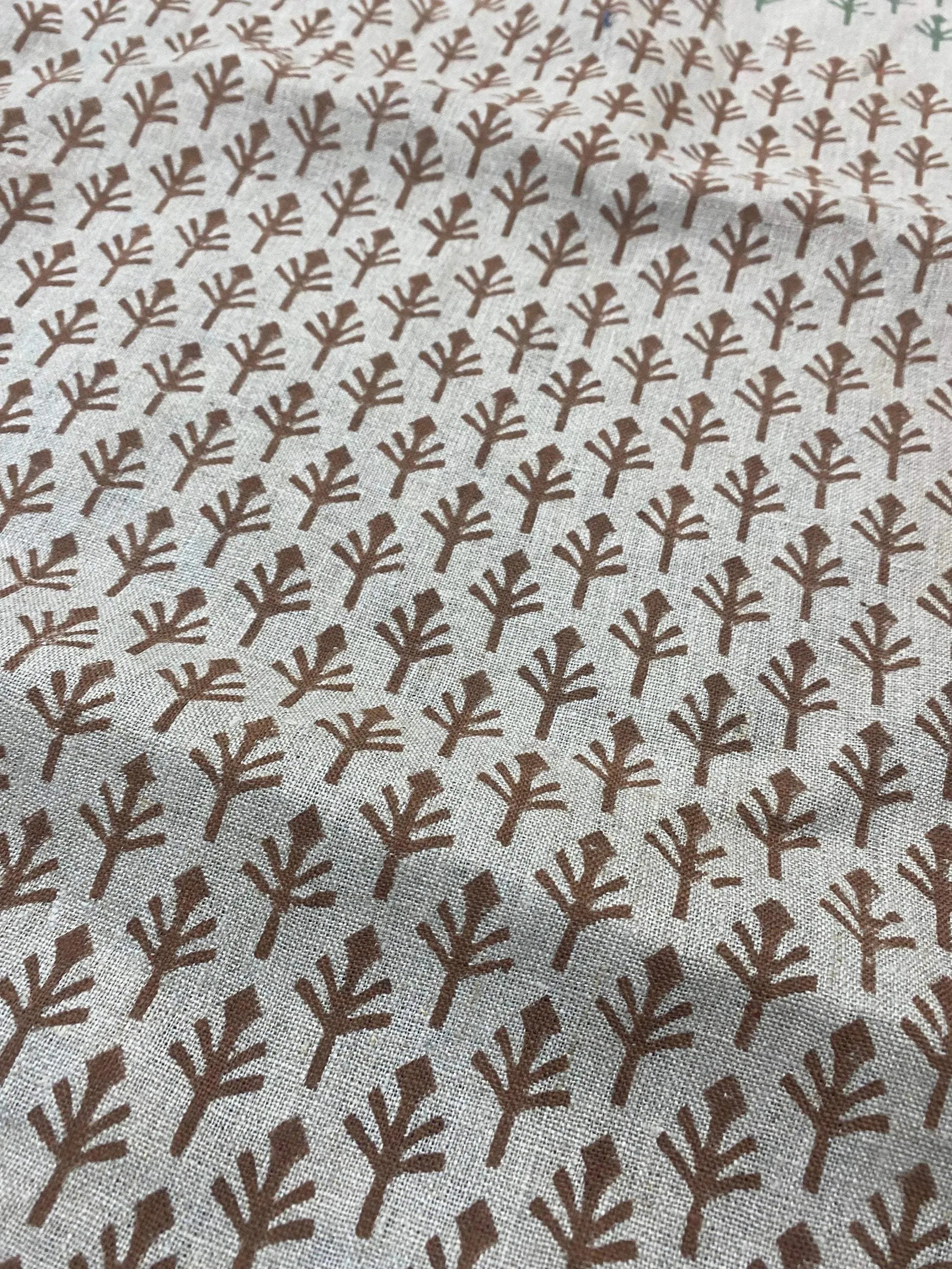 Lena Printed Linen Fabric Linen Fabric